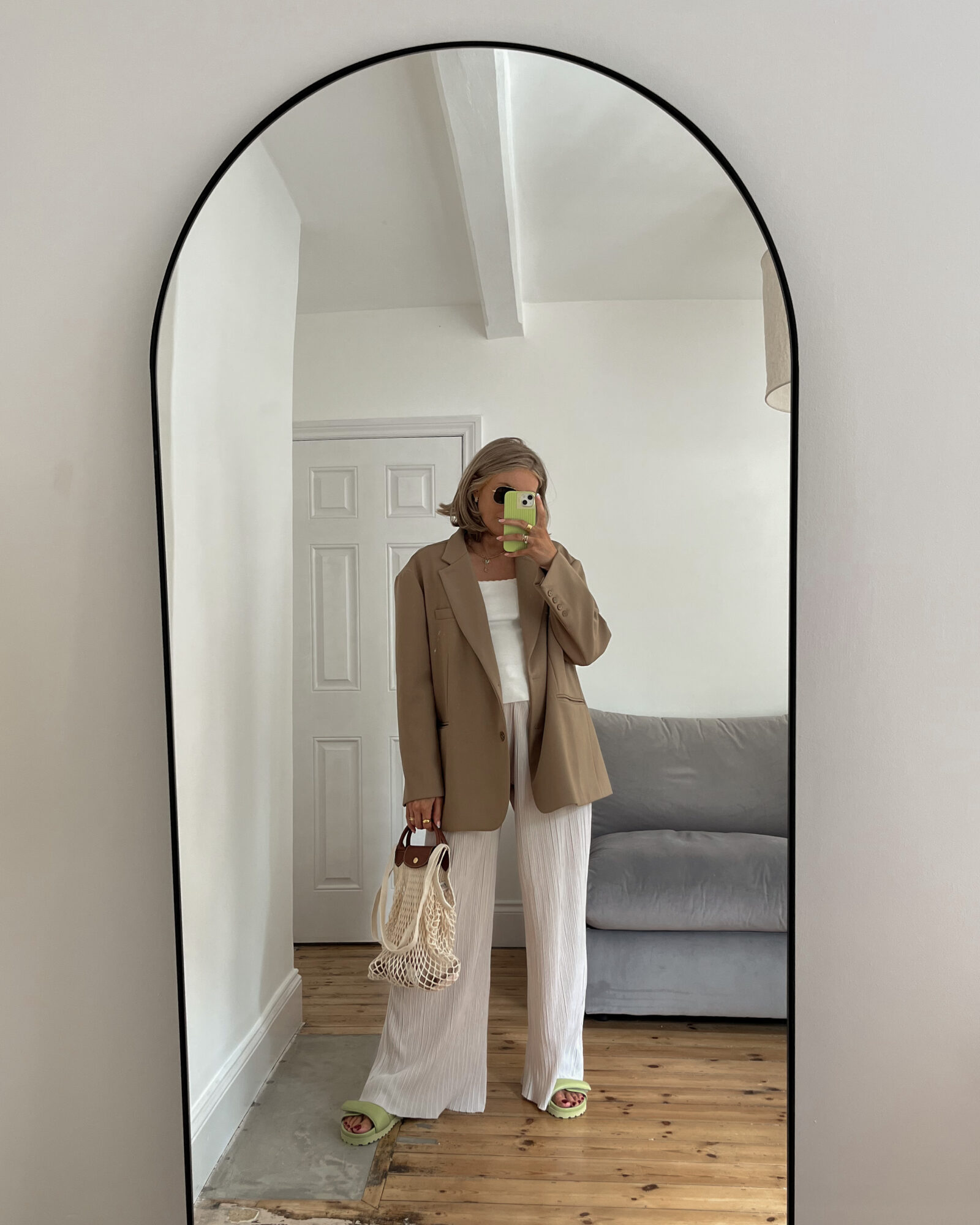 Summer Essentials 2022 - The Frankie Shop Oversized Blazer & Zara Trousers